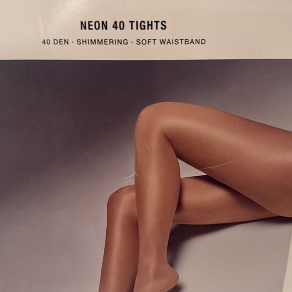 NWT Wolford Neon 40 Tights black size small - Picture 5 of 8